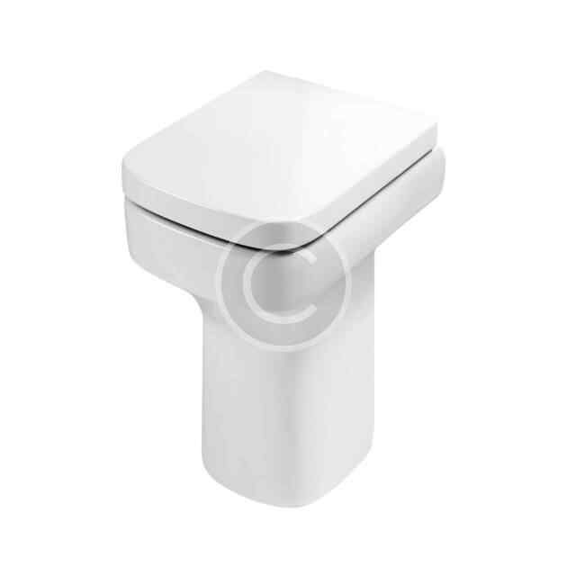 Floor mounted toilet